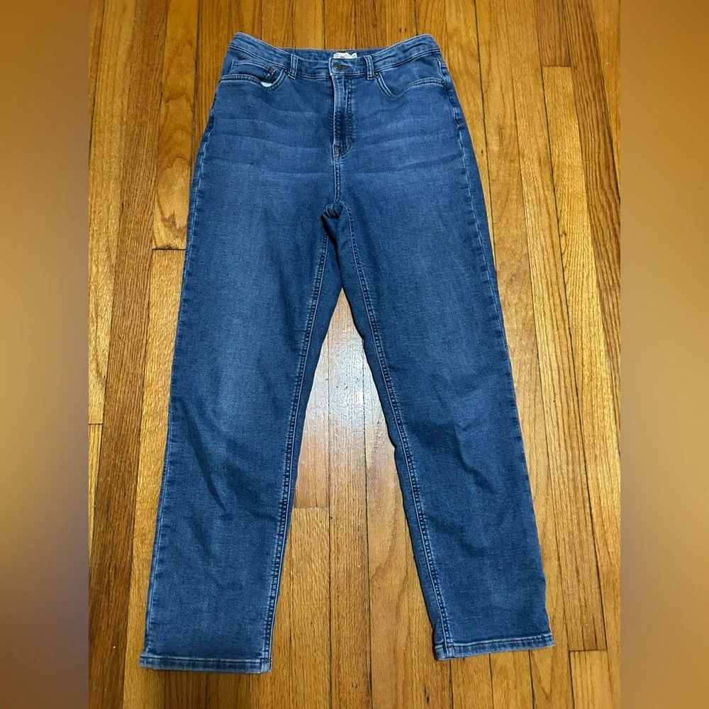 FAHERTY BAY STRAIGHT HIGH RISE LEG JEANS HIGH WAIST POCKETS SZ SMALL - Picture 2 of 10
